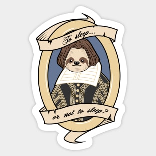 To Sleep or Not To Sleep Sticker